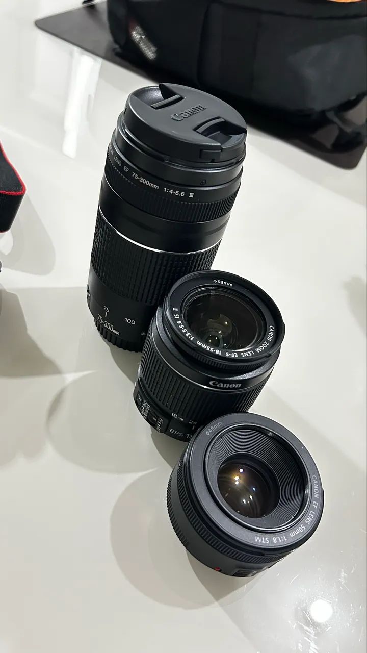 Lentes cânon EOS - Foto 2