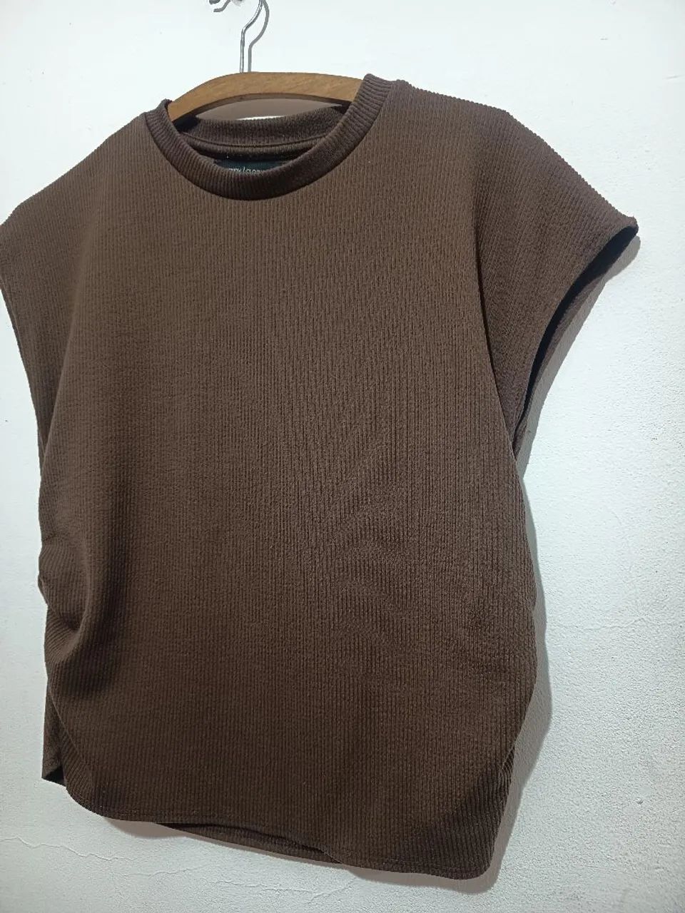 Blusa C&A marrom G  - Foto 4
