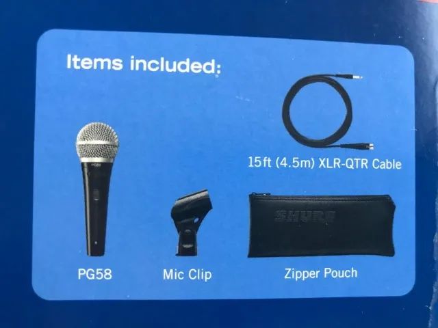 MICROFONE SHURE PG58 - Foto 5