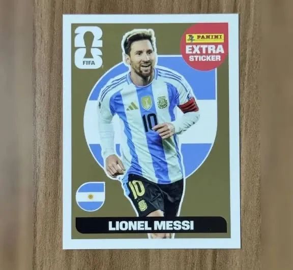 Figurinha Legend Lionel Messi Ouro