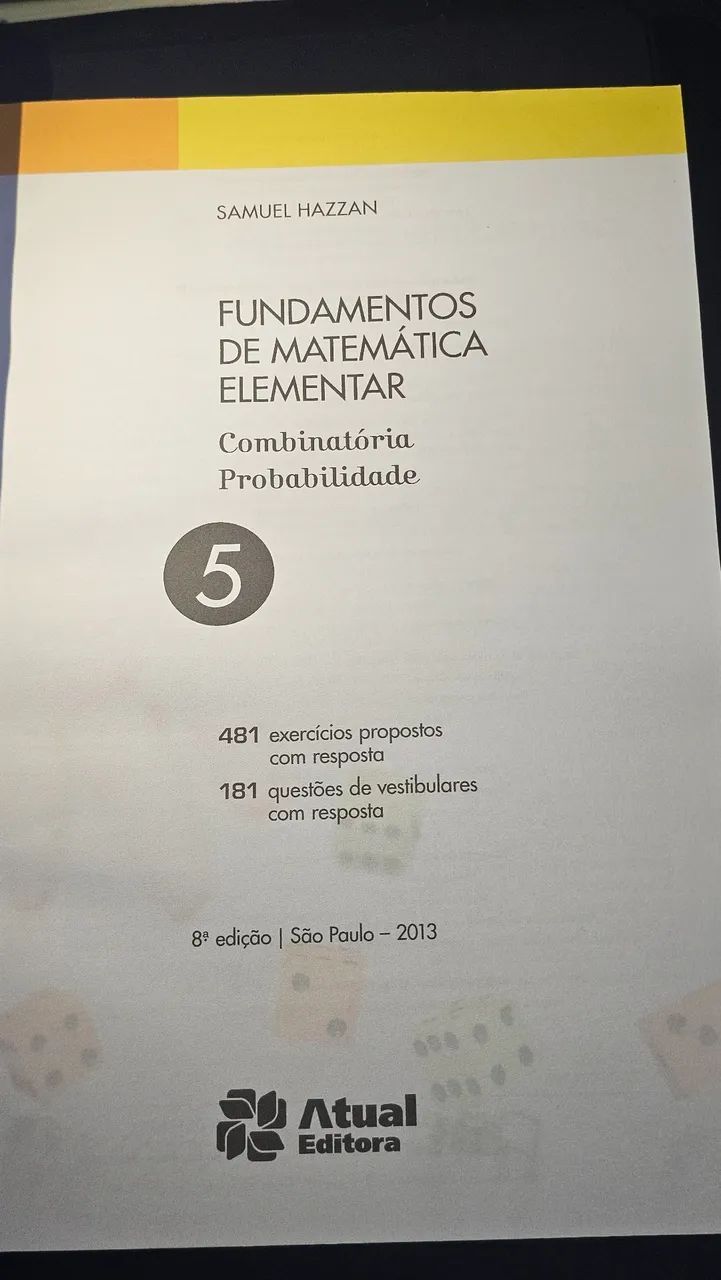 FUNDAMENTOS DE MATEMÁTICA ELEMENTAR 5 - Foto 2