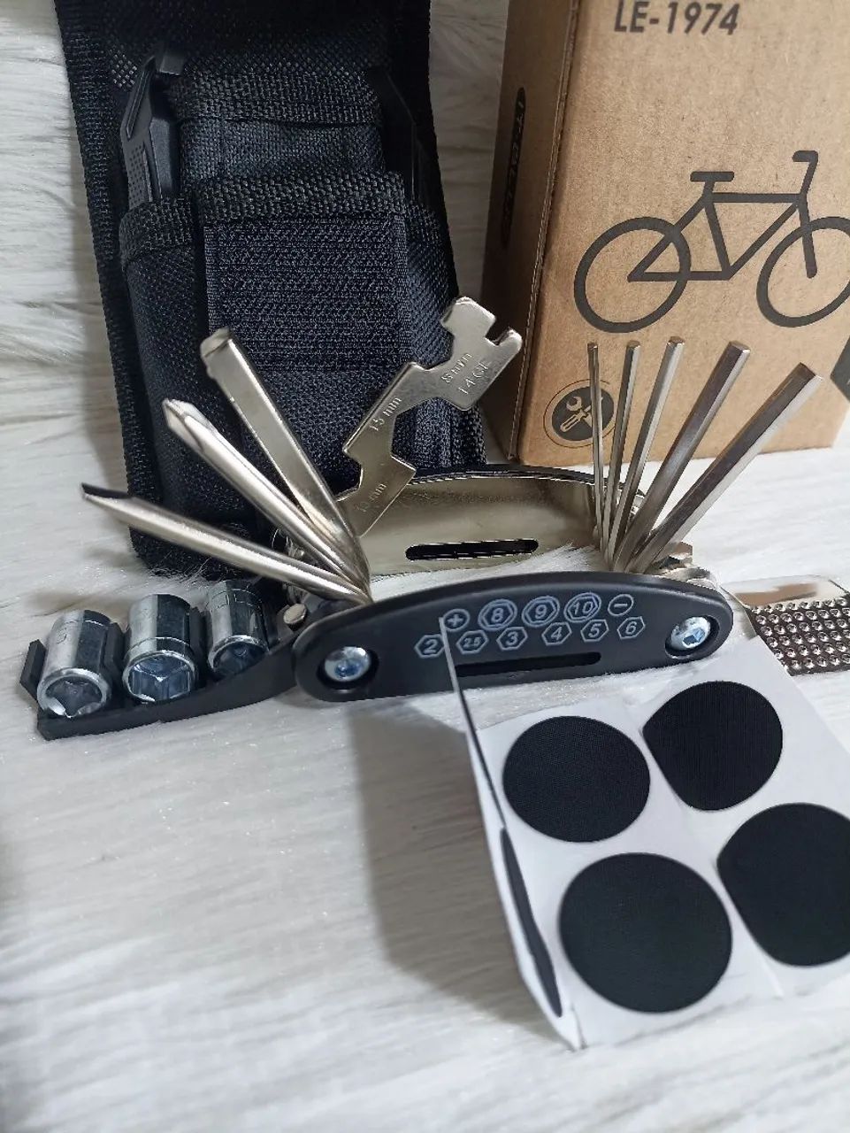 Kit primeiros socorros para ciclistas com remendo frio / OFERTA IMPERDÍVEL  - Foto 2