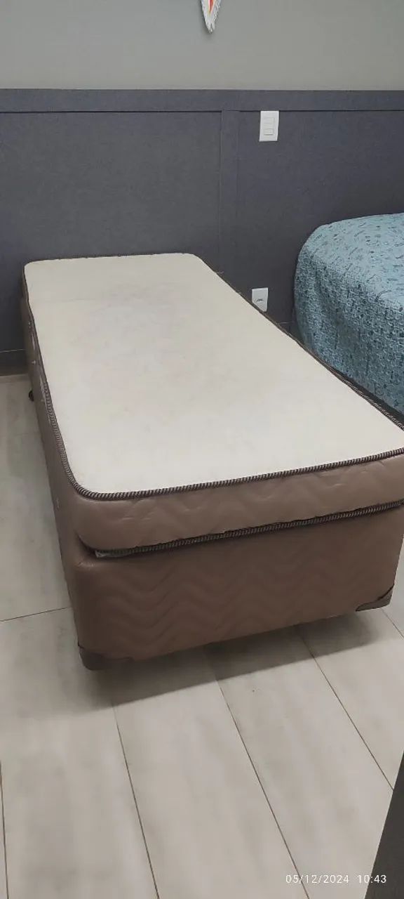 Cama box e colchão solteiro Americanflex  - Foto 3