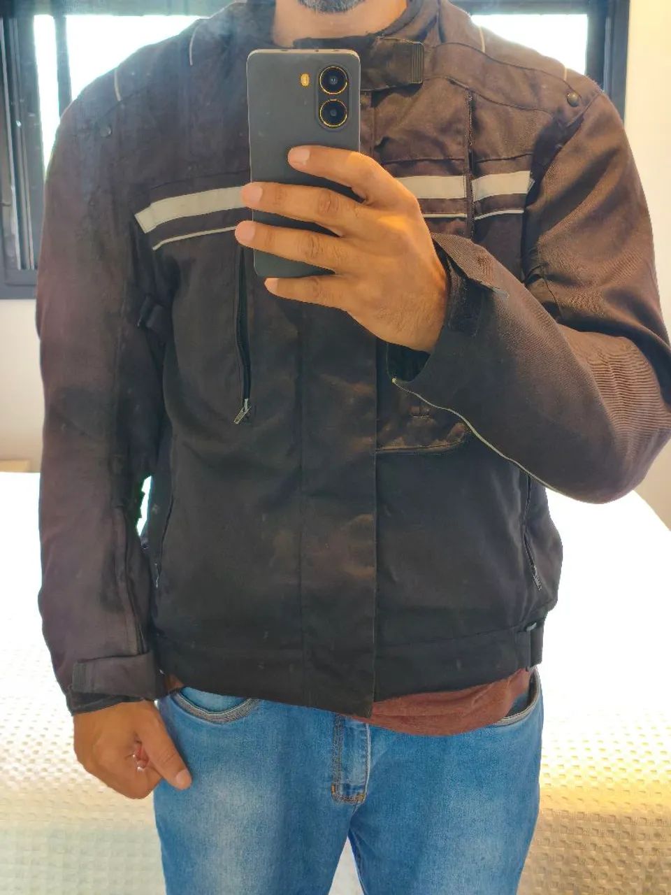Jaqueta moto com airbag 