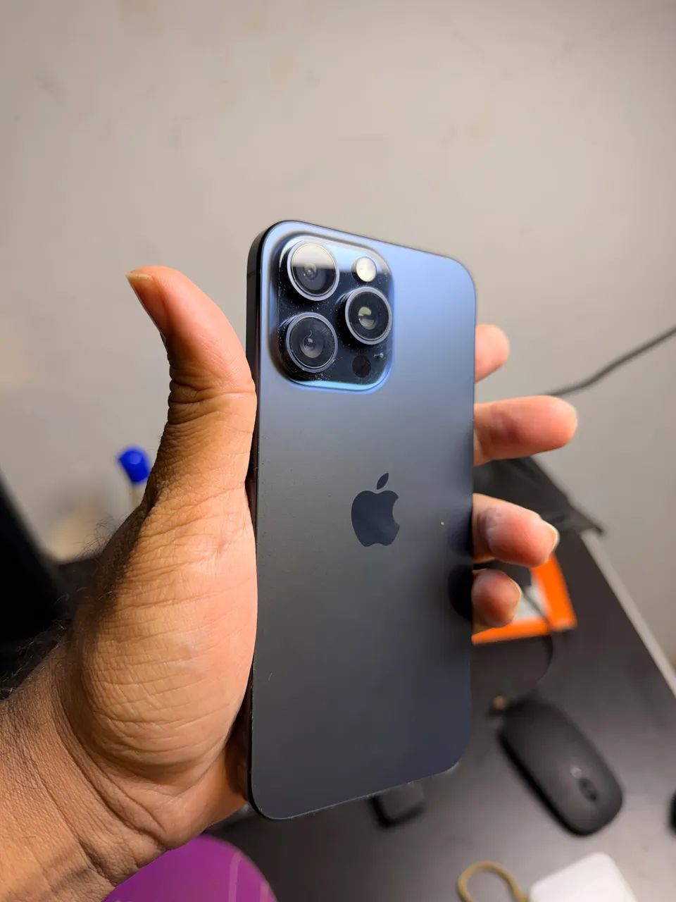 iPhone 15 pro Max 512 Azul - Quase Zero - Foto 5