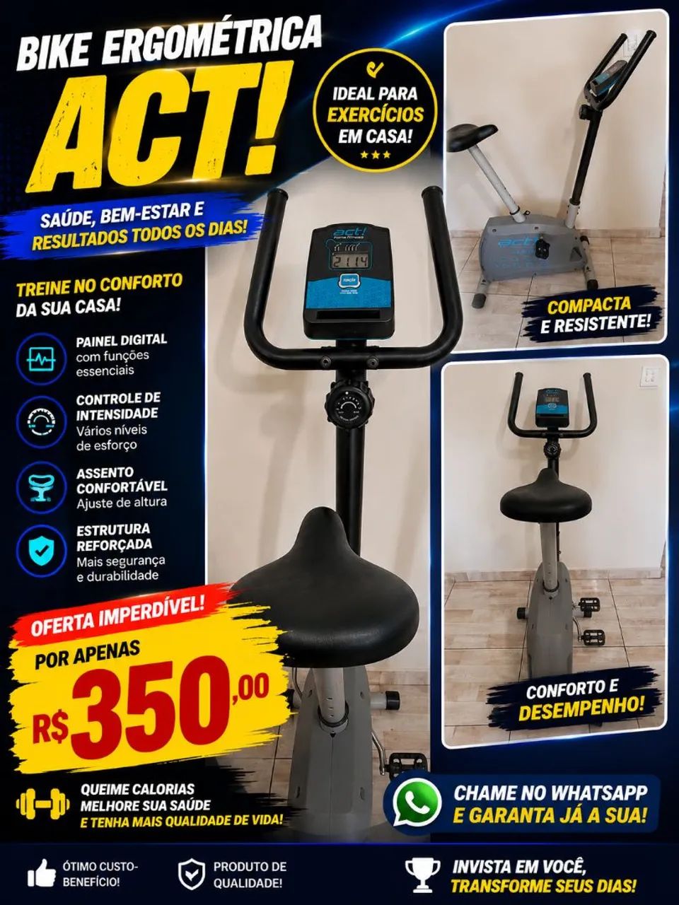 Bicicleta Ergometrica ACT