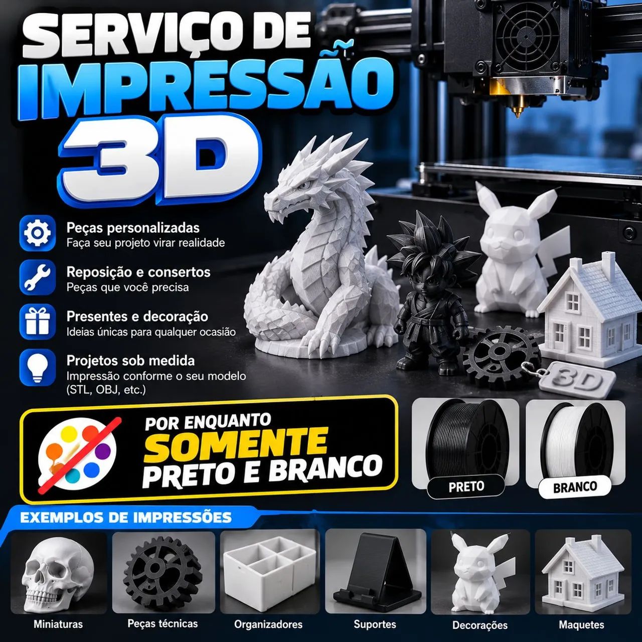 Serviço de Impressão 3D
