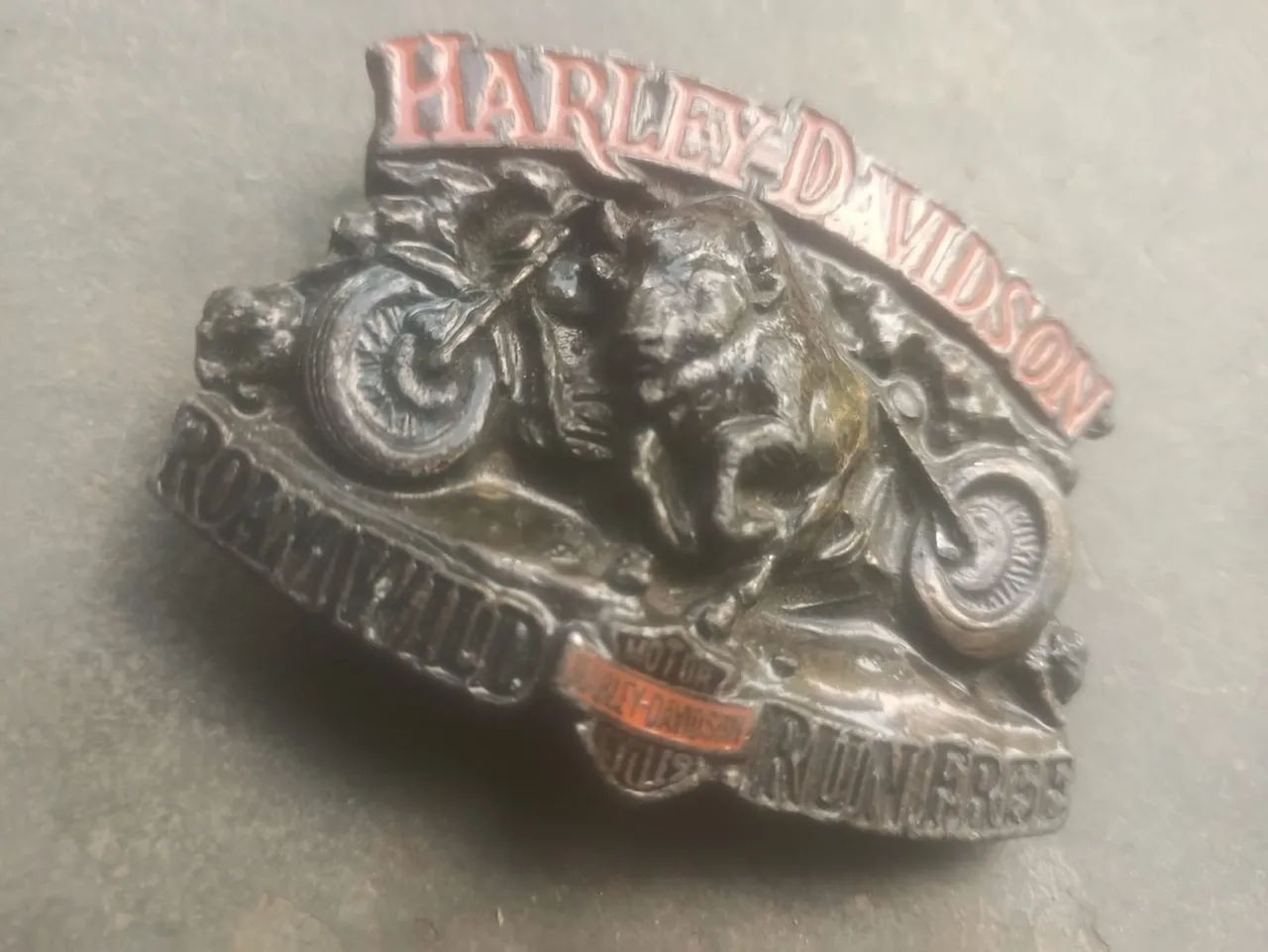Fivela original rara Harley Davidson 