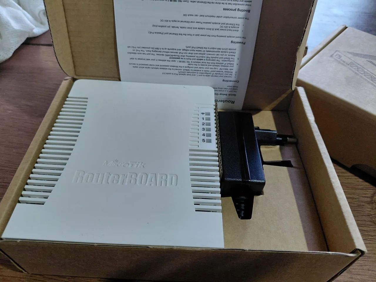Roteador Mikrotik RB951 UI 2hnd Serie - Novo, Na caixa.s - Foto 3