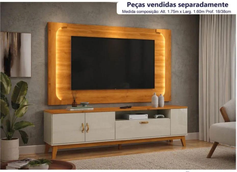 Painel Moon e Bancada Sirius 60"