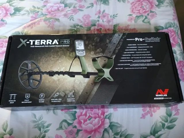 DETECTOR X-TERRA PRO E SCOOP ZERO SEM USO