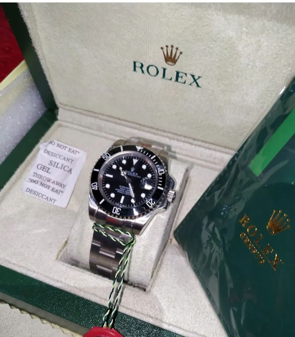Rolex Submariner visor preto Automático linha Premium AAA+suíço  - Foto 3