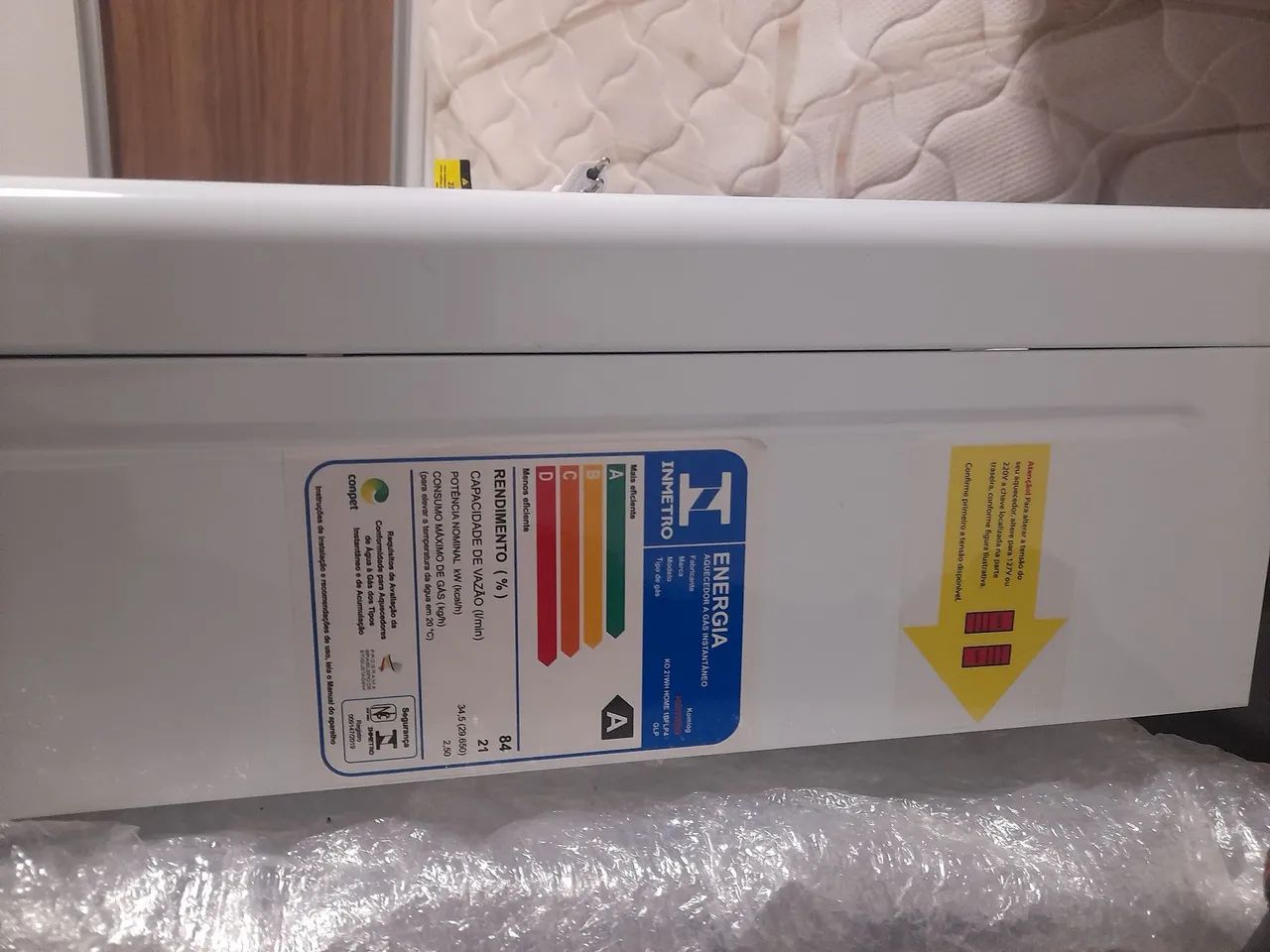 Aquecedor komeco 21l home branco