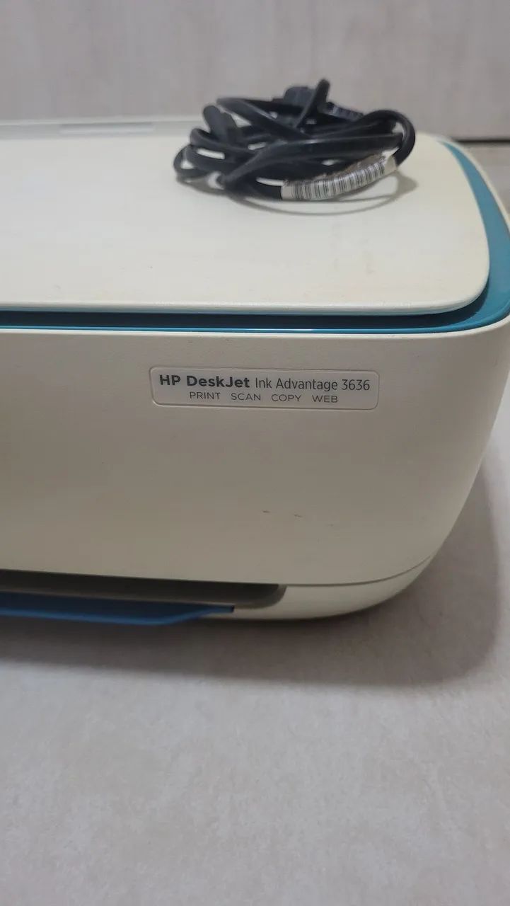 HP Deskjet Ink Advantage 3636 Impressora + Scanner (com defeito) - Foto 2
