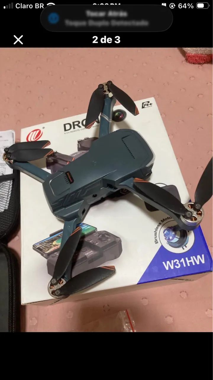 Drone obs só troca em notebook,tablete,caixa JBL, ou vídeo game 