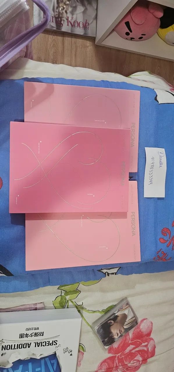Bts persona kit com 3 albuns