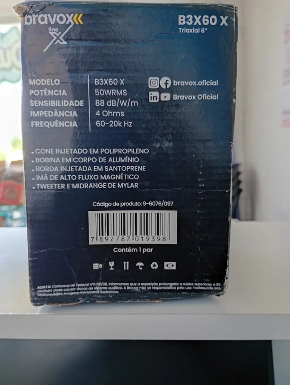 Alto Falante 6 Polegadas Bravox - Foto 2