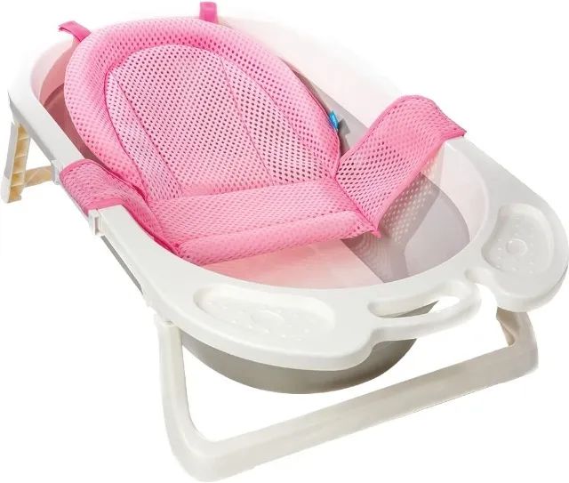 Rede De Protecao Para Banheira Bebê, Buba, Rosa - Foto 3