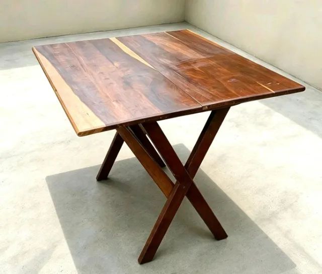 Mesa com estilo amadeirado - Foto 2