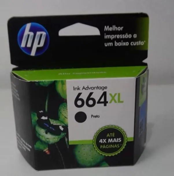 Cartucho HP 664 XL Original Novo