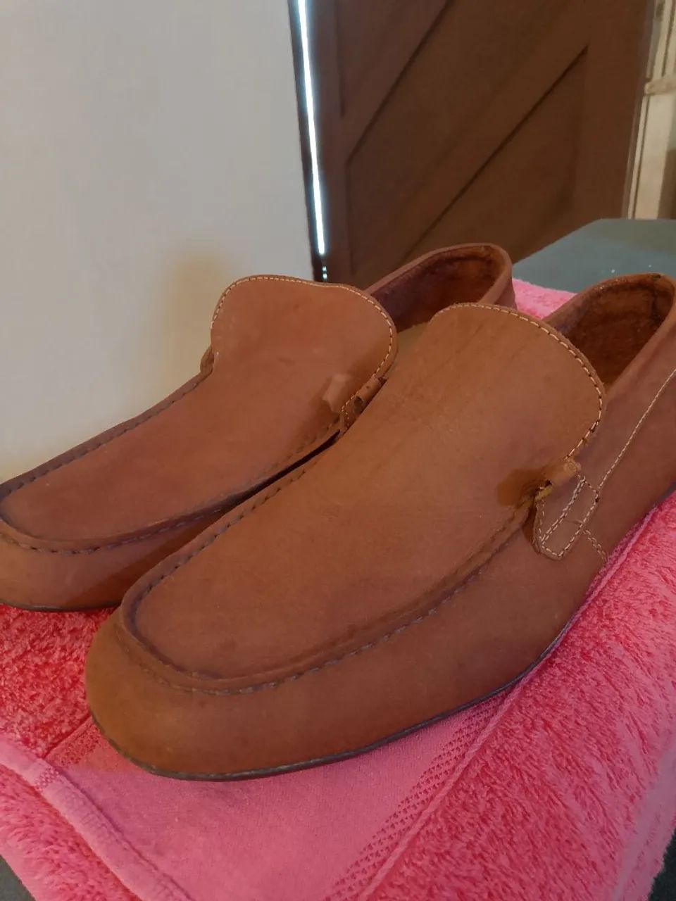Sapato de couro legítimo 