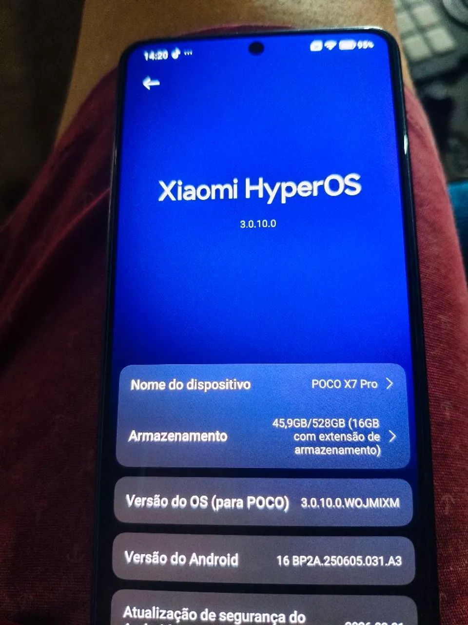 Poco x7 pro 12/Ram 512gb memória interna  - Foto 4