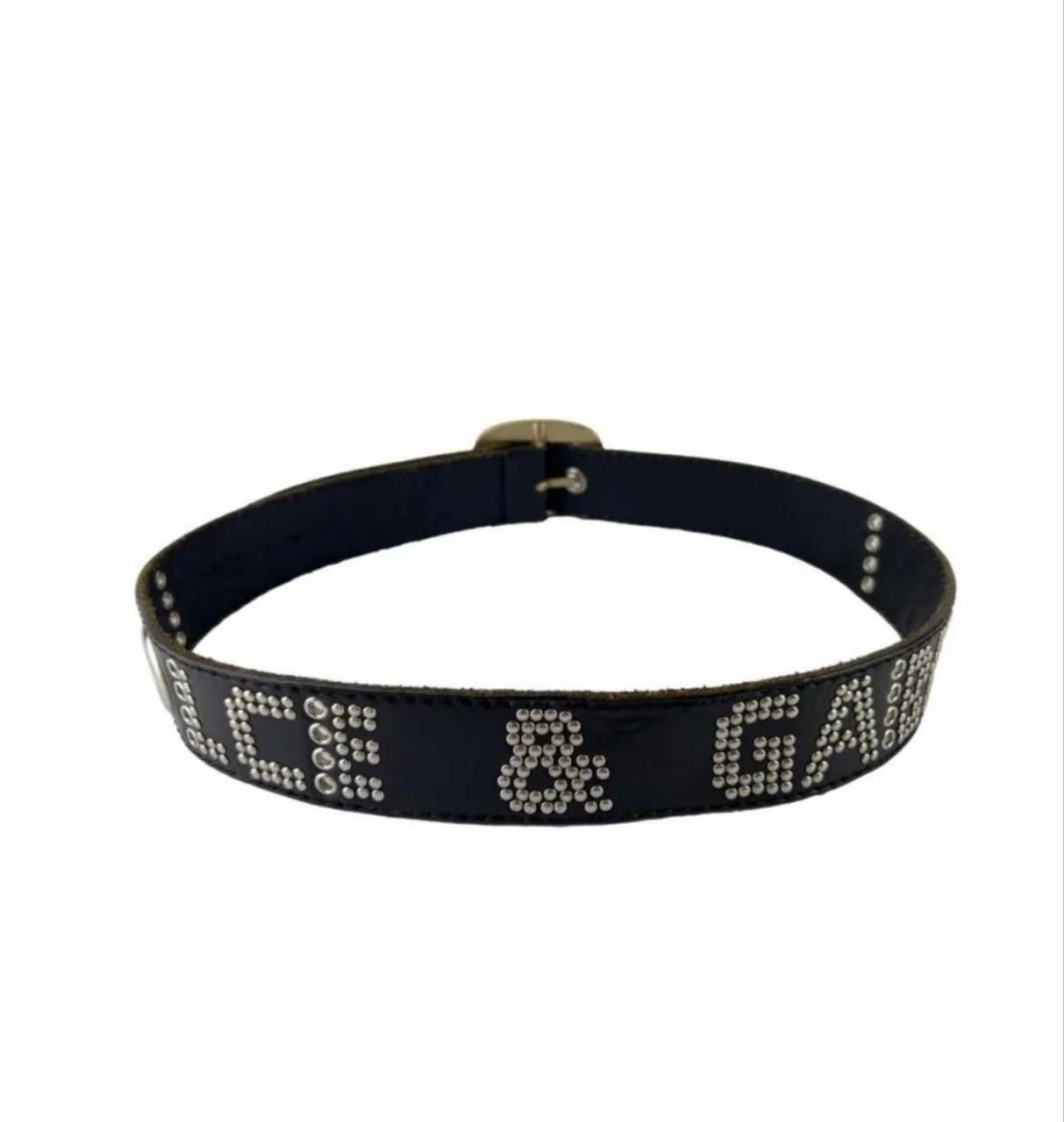 Cinto dolce&gabbana original preto fivela dourada - Foto 3