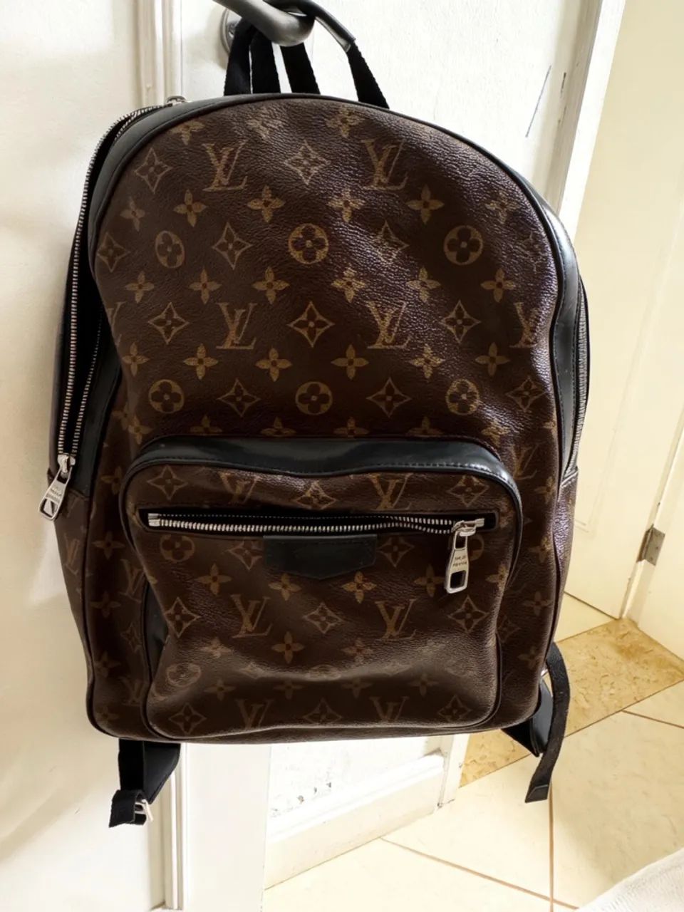 Mochila Louis Vuitton Monogram Macassar Josh - Foto 3