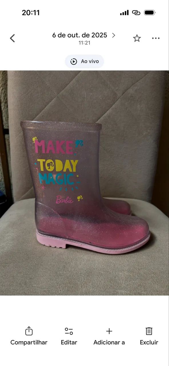 Galocha Barbie - Foto 4