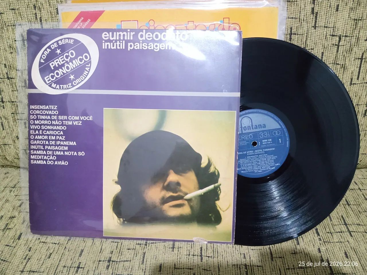 Disco de vinil eumir Deodato inútil paisagem  - Foto 3