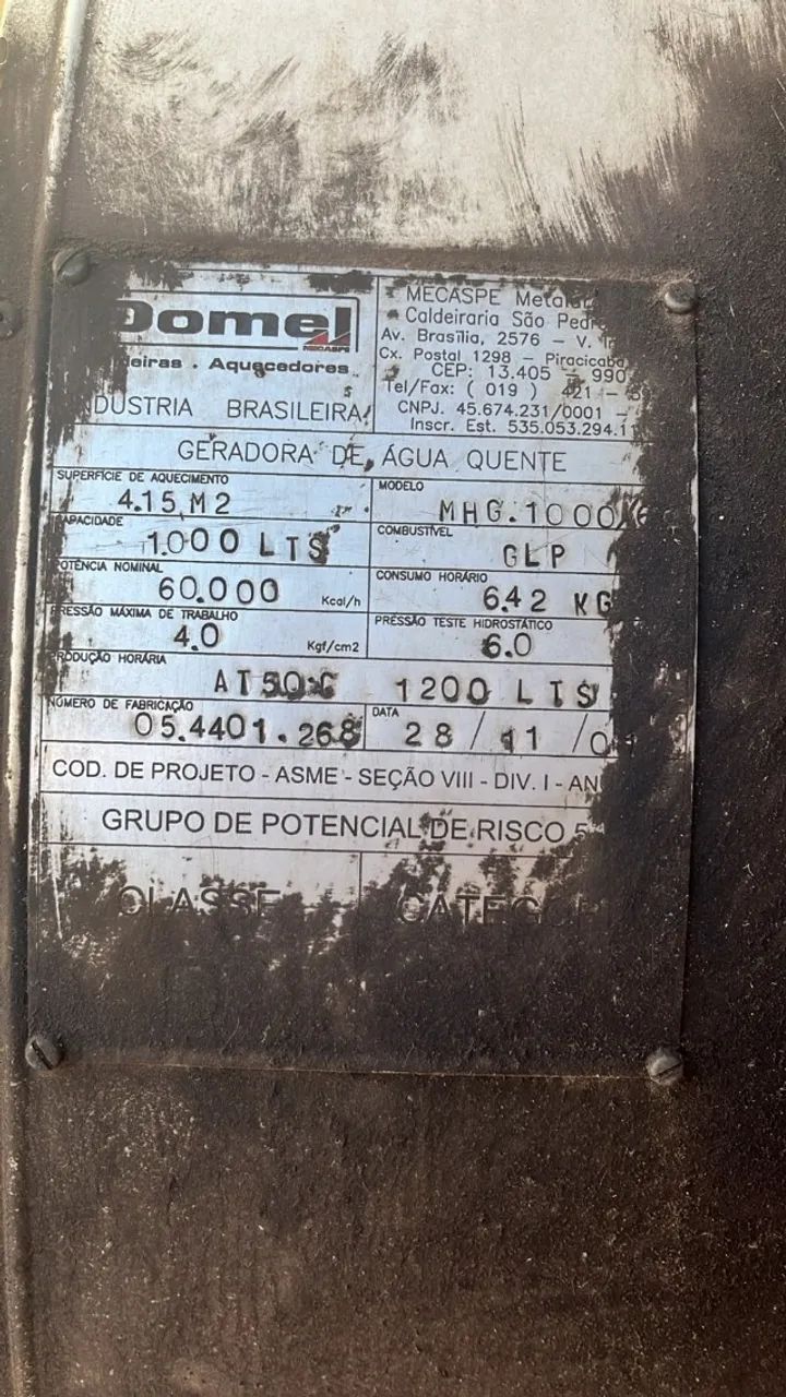 Aquecedor / caldeira