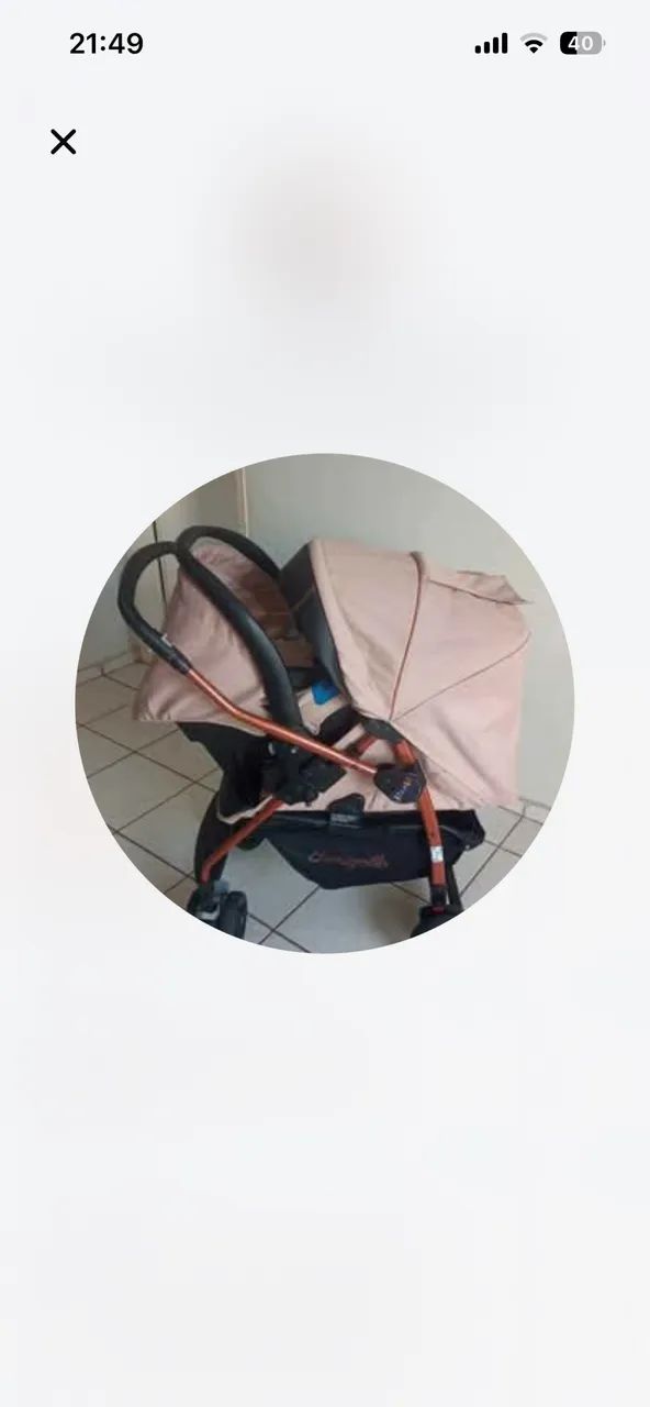 Vendo carrinho rose da galzerano 