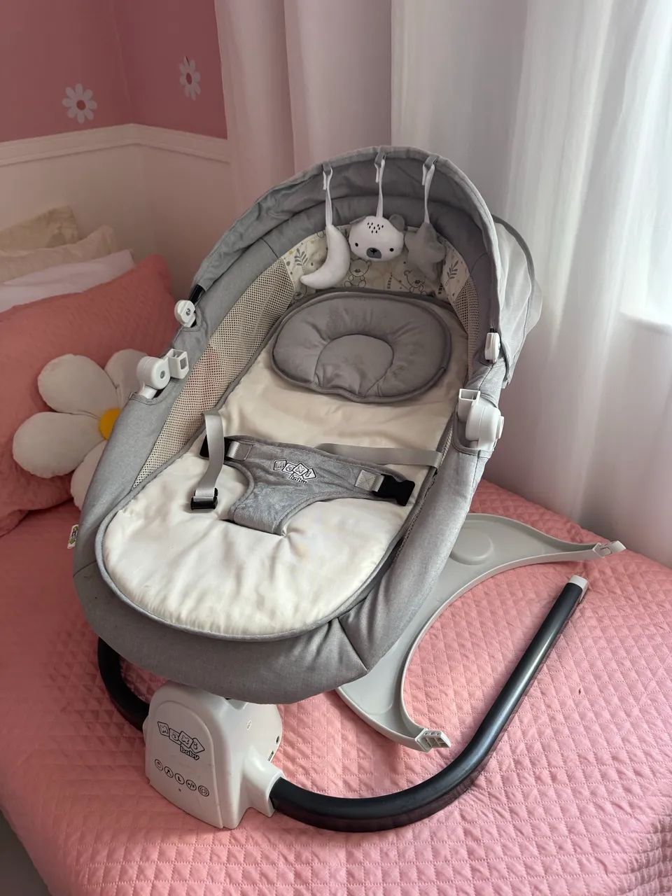 Cadeirinha De Descanso Balanço Bebê Elétrica Snug Maxi Baby - Foto 2