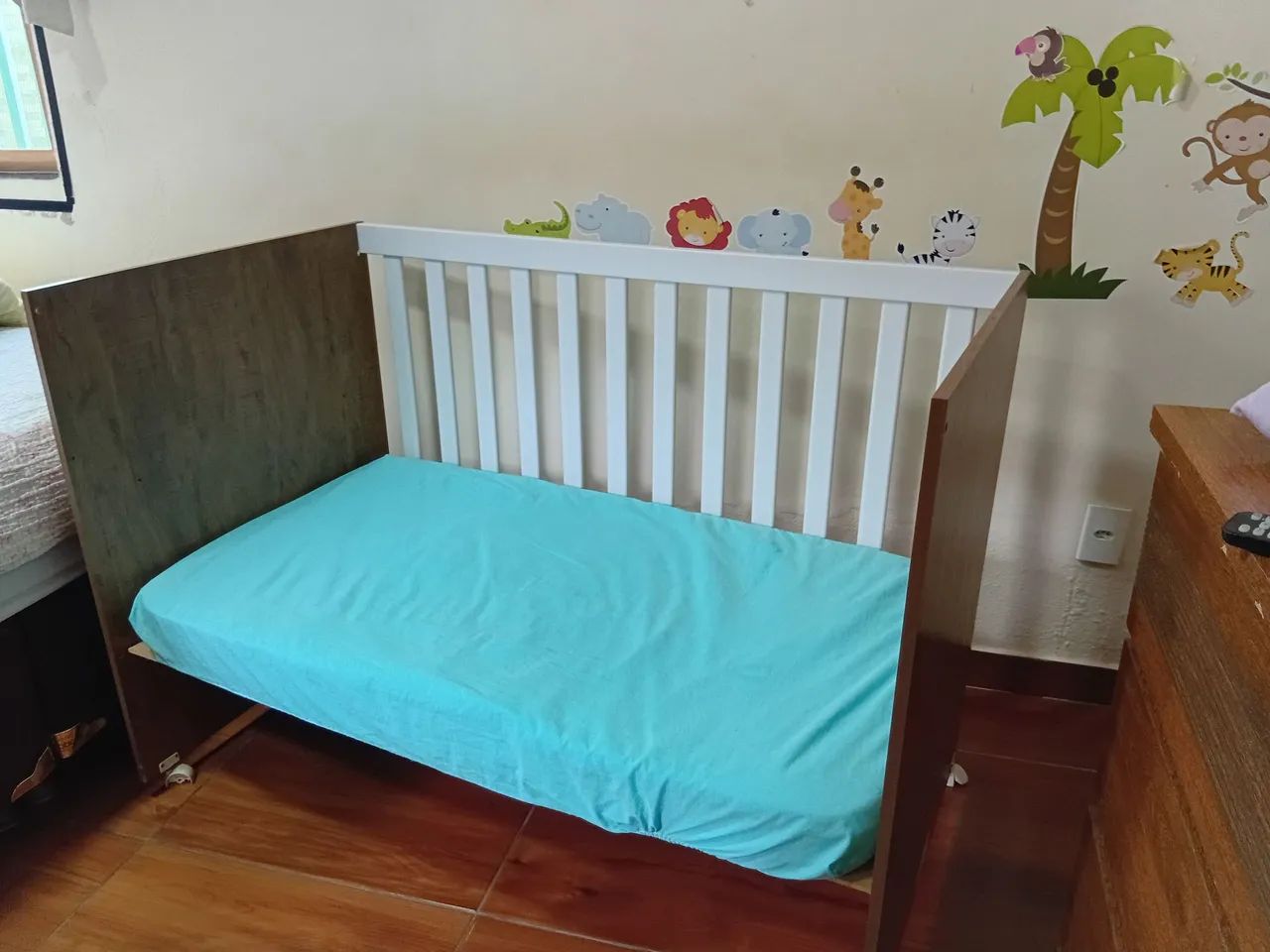 Berço Mini Cama Gabi da Carolina Baby Intacto Grades Removíveis que não machucam ao bater - Foto 2