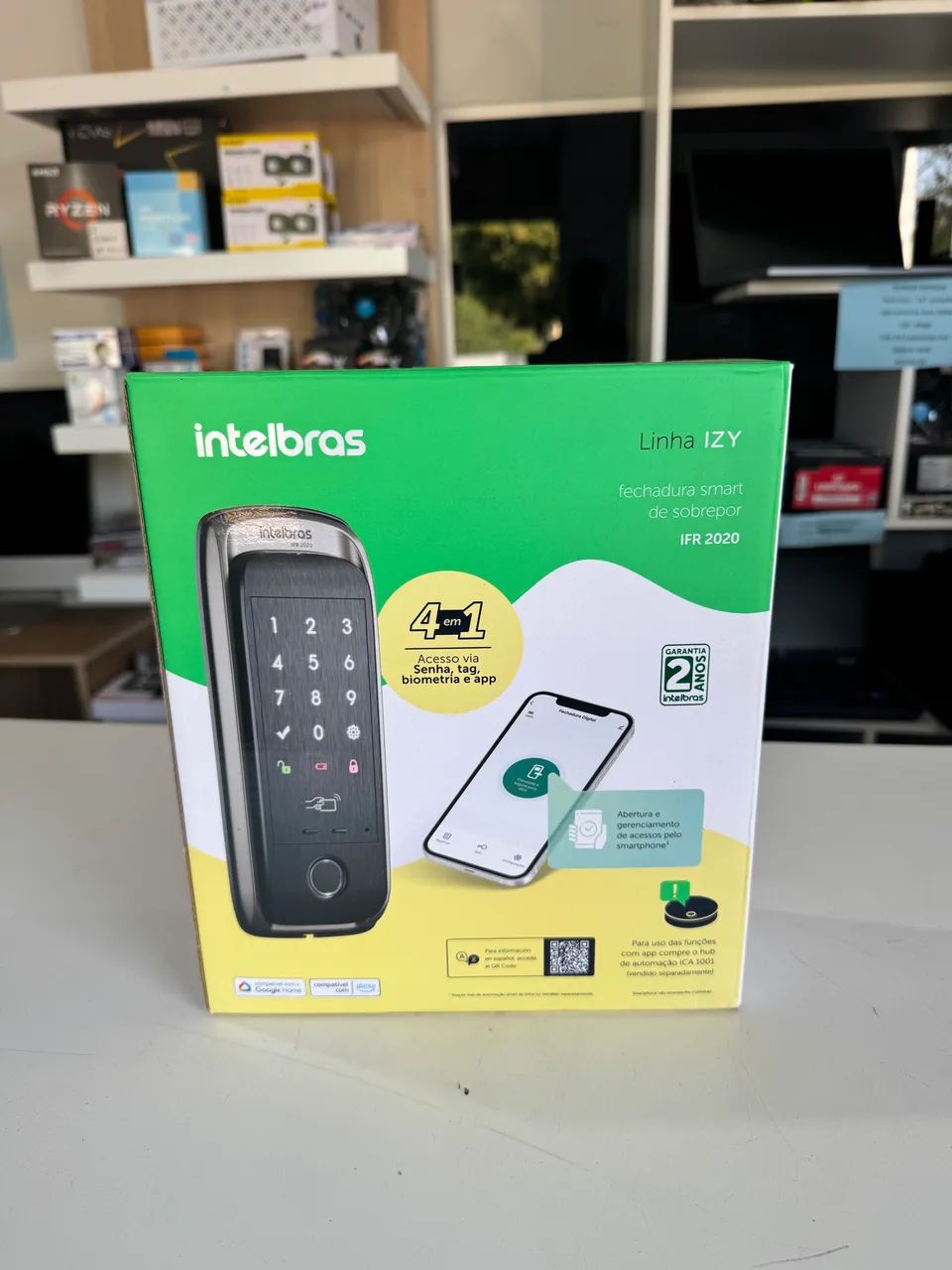 Fechadura smart de sobrepor 