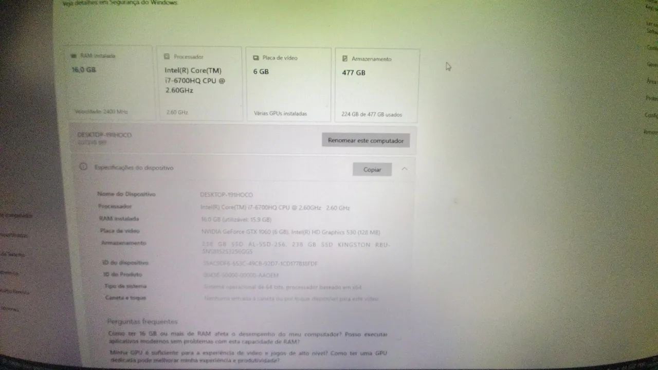 NOTEBOOK GAMER MSI GS73VR 6RF  - Foto 2