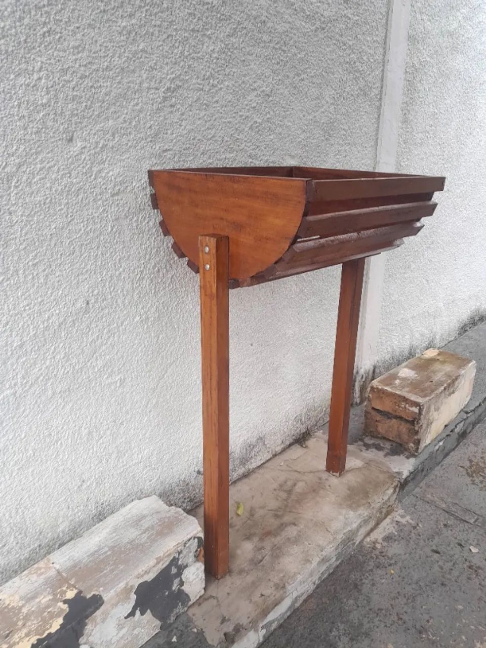Lixeira de madeira  - Foto 2