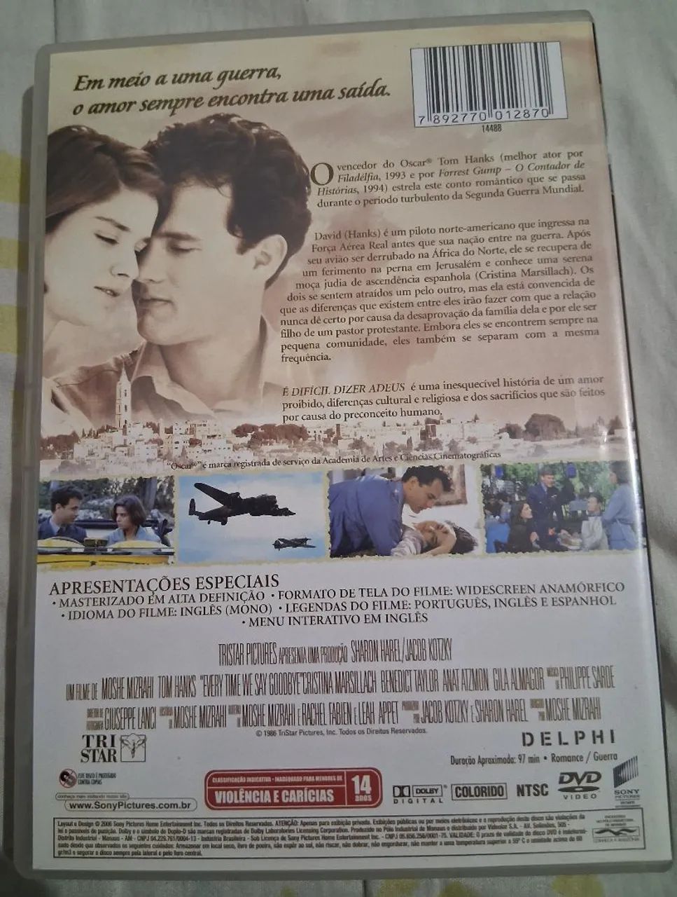 DVD É DIFÍCIL DIZER ADEUS - Tom Hanks - Foto 5