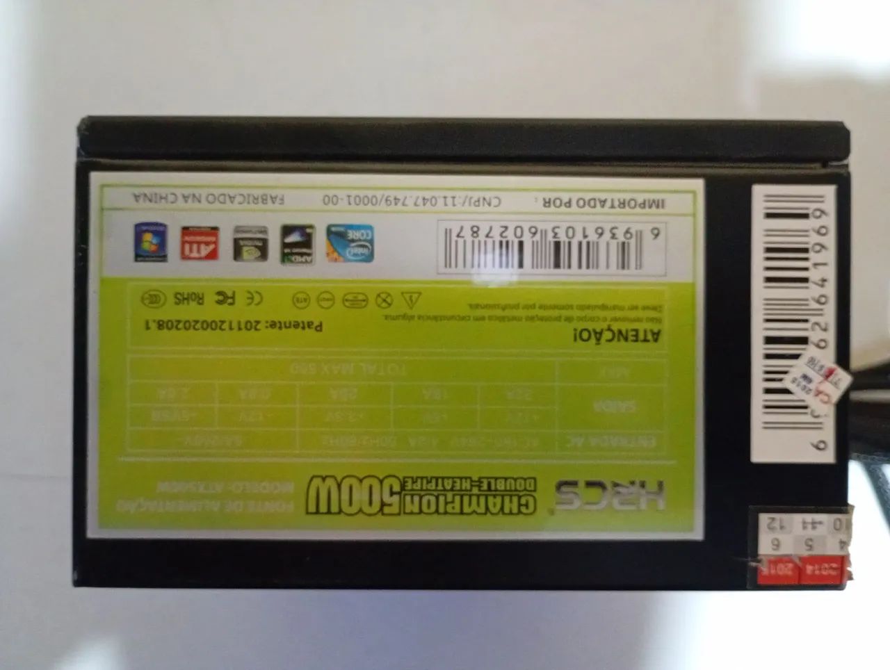 Fonte de computador 500w atx - Foto 3