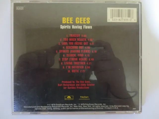 CD - Bee Gees "Spirits Having Flown" - Foto 2