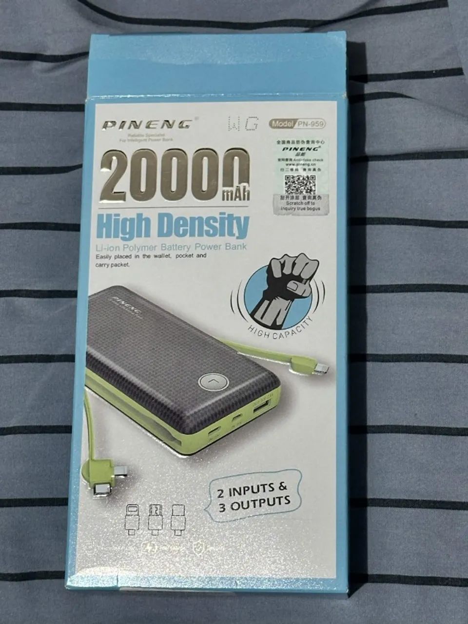 Power Bank Pineng 20000mah Modelo Pn-959 - Foto 3