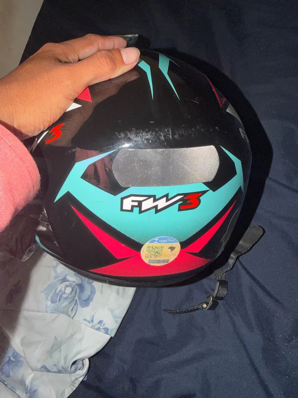 Capacete fw3 aberto  - Foto 3