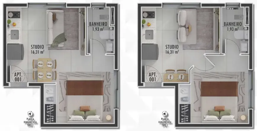 PLANTA 22m²