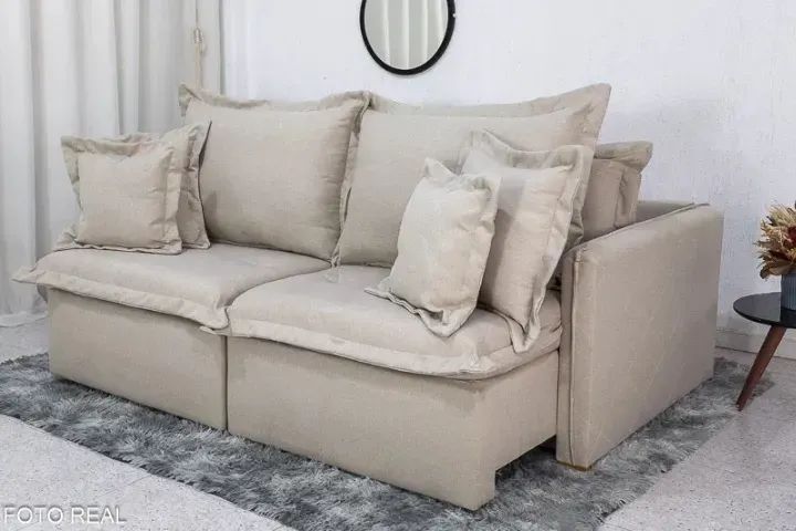 Sofá Cama Retrátil Lima 2,00 m  Sem Caixa   Novo!  Pronta Entrega! - Foto 3