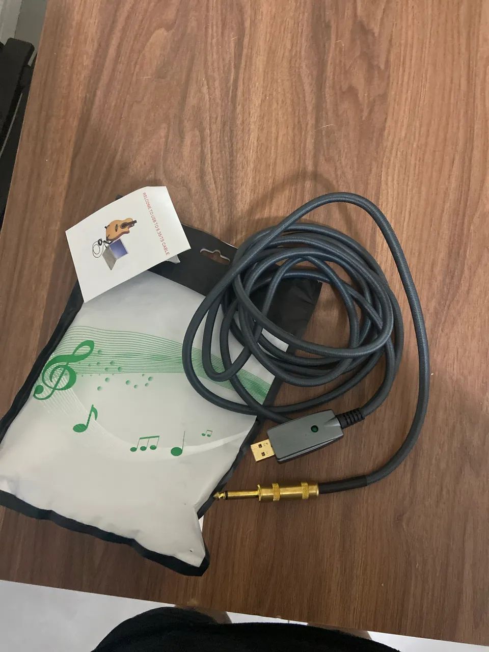 cabo conectar guitarra no pc