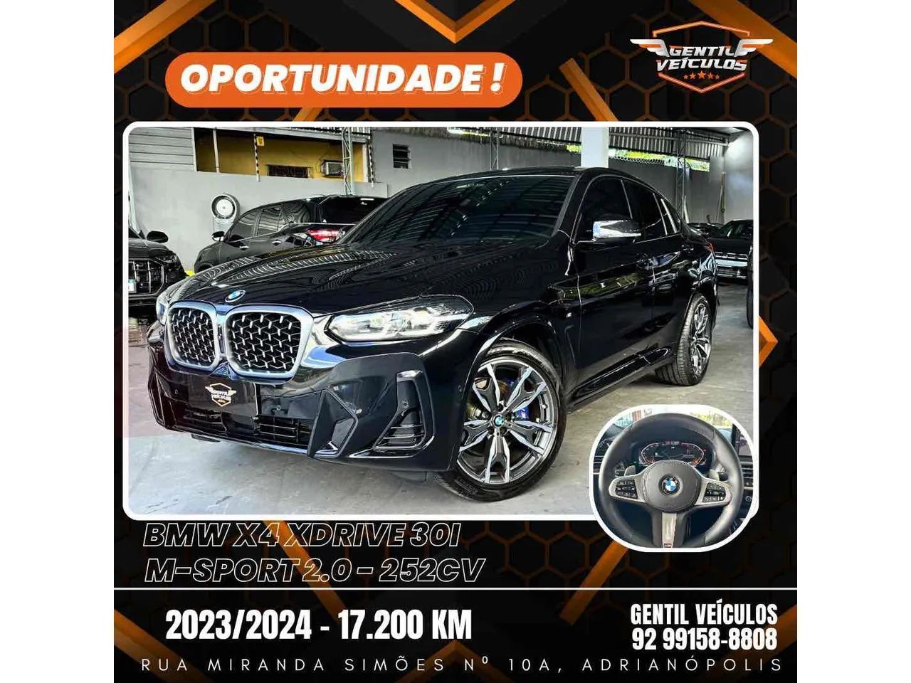 BMW X4 Xdrive 30I M-sport 2.0 TB. 252cv AUT 2024