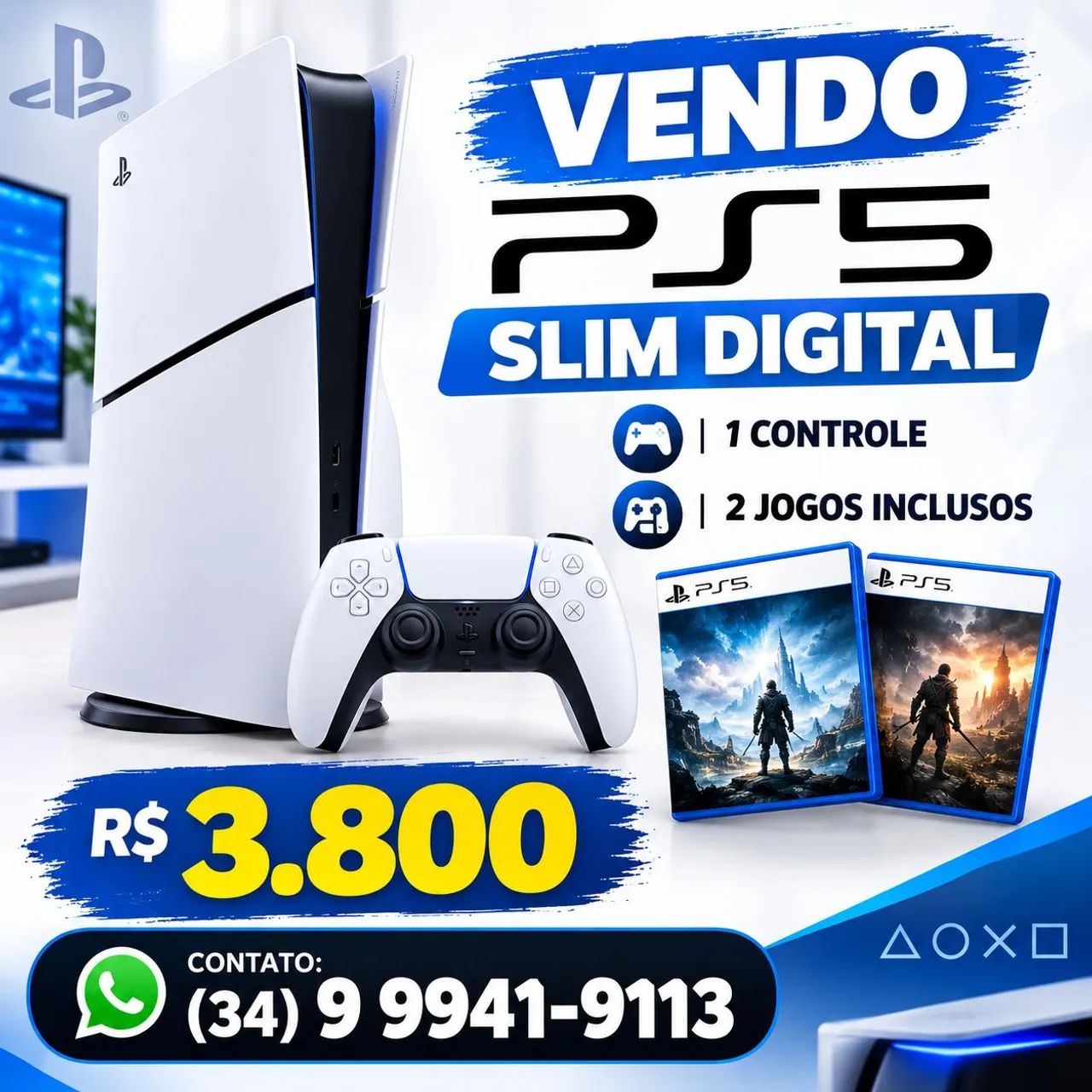 Console PS5 Slim Digital 