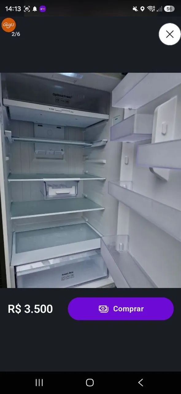 Oferta Geladeira SANSUNG pouco uso. - Foto 2