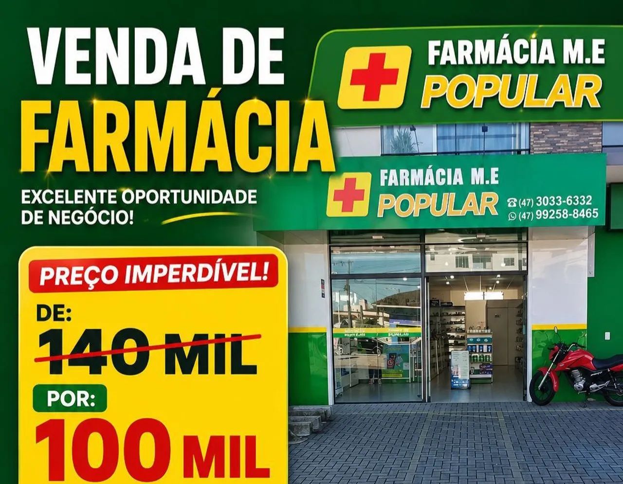 Vendo farmácia em Joinville 