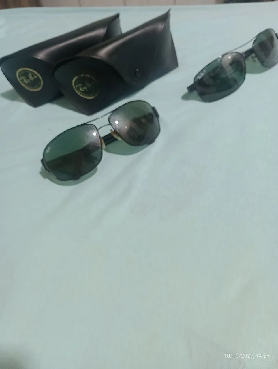 Óculos semi-novo ray-ban - Foto 2